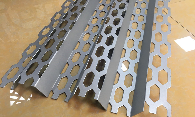 铝板六角孔冲孔板产品展示