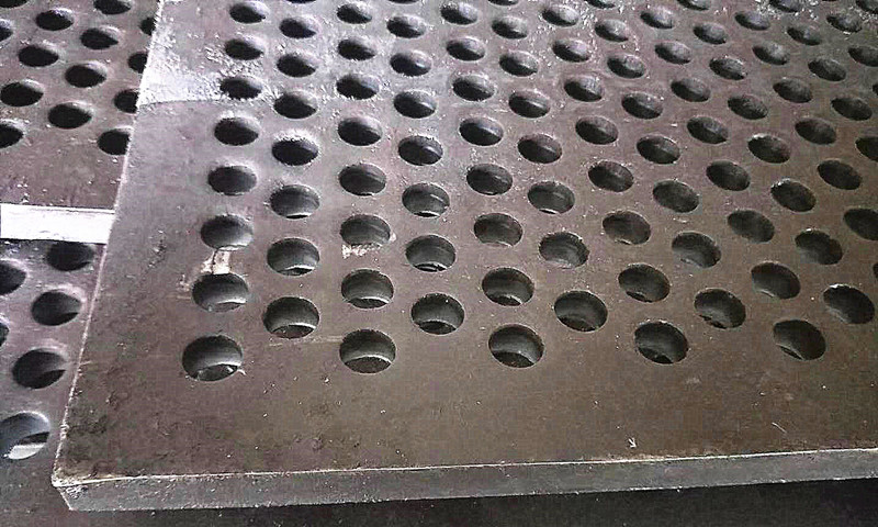 锰钢板冲孔板产品展示
