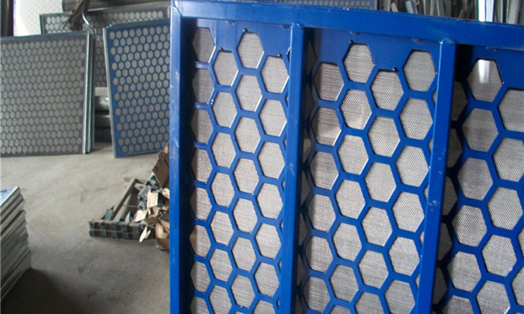 铁板六角孔冲孔板产品展示