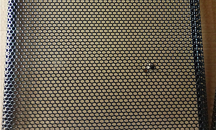 铁板六角孔冲孔板产品展示