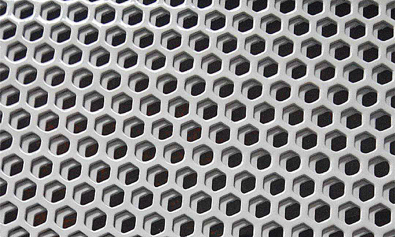 六角孔不锈钢冲孔网产品展示