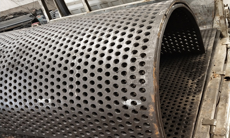 锰钢板圆孔网产品展示